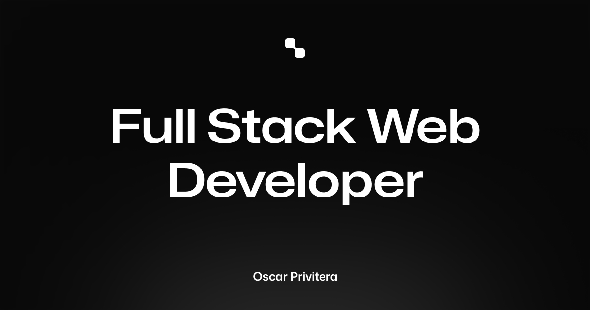 Oscar Privitera | Full Stack Web Developer (Vue, Nuxt JS, Supabase ...